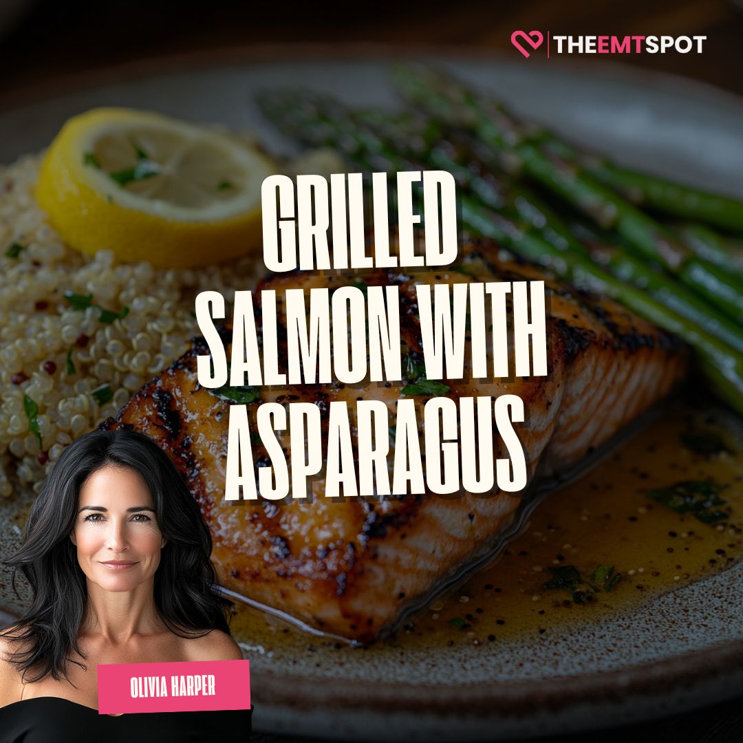 Grilled Salmon with Asparagus