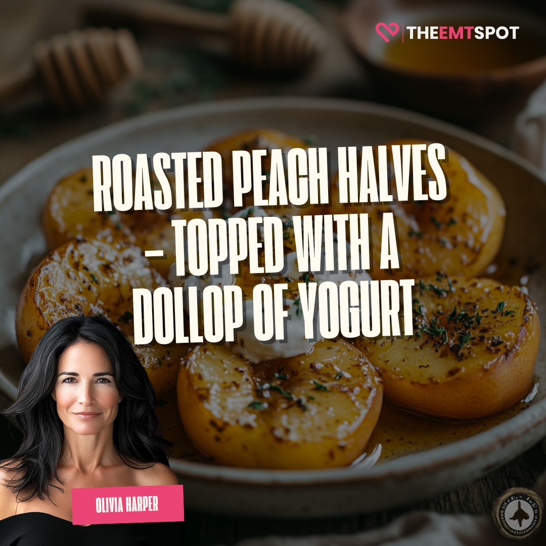 Roasted Peach Halves