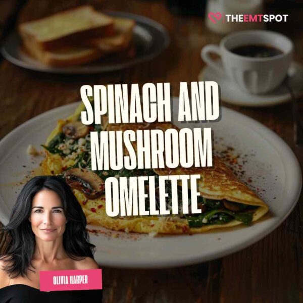 Spinach and Mushroom Omelette