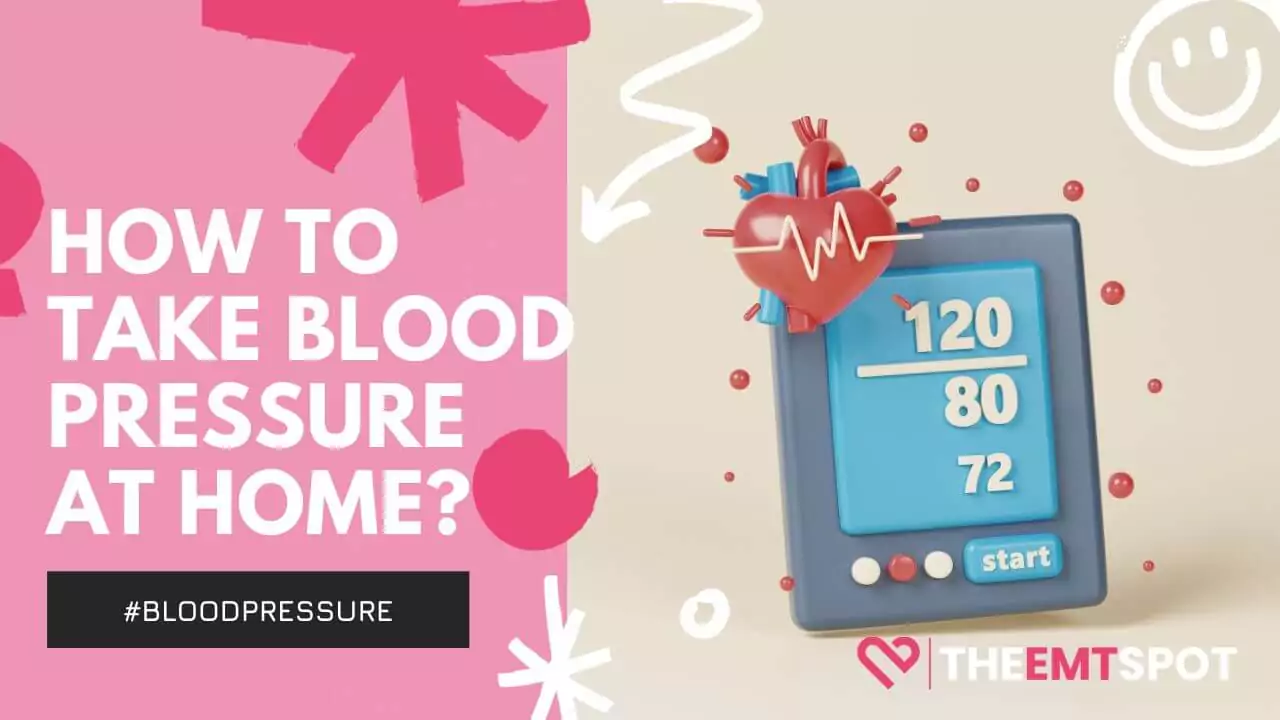 taking blood pressure